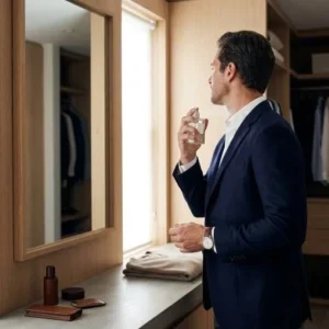 A modern classic that blends citrus, woods, and incense.