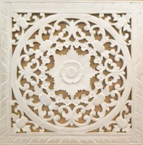 Intricately Carved Wooden Panels