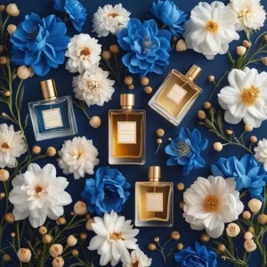 Perfume with flower