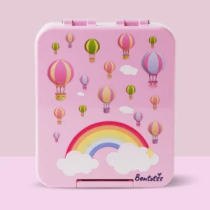 Pink Lunch Box with Parachute Theme