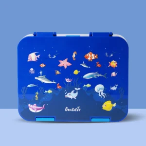 Dark Blue Aquarium Theme Lunch Box