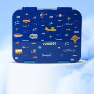 Dark Blue Car Theme Lunch Box